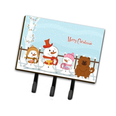 Carolines Treasures Merry Christmas Carolers Chow Chow Red Leash or Key Holder BB2473TH68